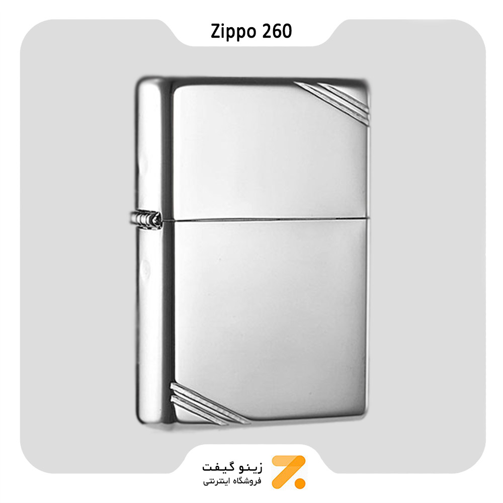 فندک بنزینی زیپو طرح سنت کریستوفر و صلیب مدل 49160 :: فندک های زیپو :: دسته  بندی ها - زیپو - فروشگاه آنلاین زینوگیفت - فندک زیپو
