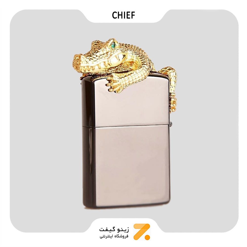 فندک بنزینی چیف طرح تمساح مدل چی اف 1035 اچ-​Chief Lighter SN-LICH-2104-59