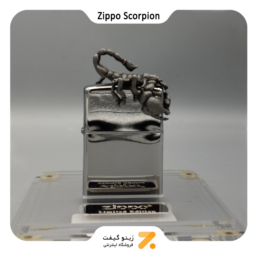 فندک زیپو کاستوم طرح سه بعدی عقرب
