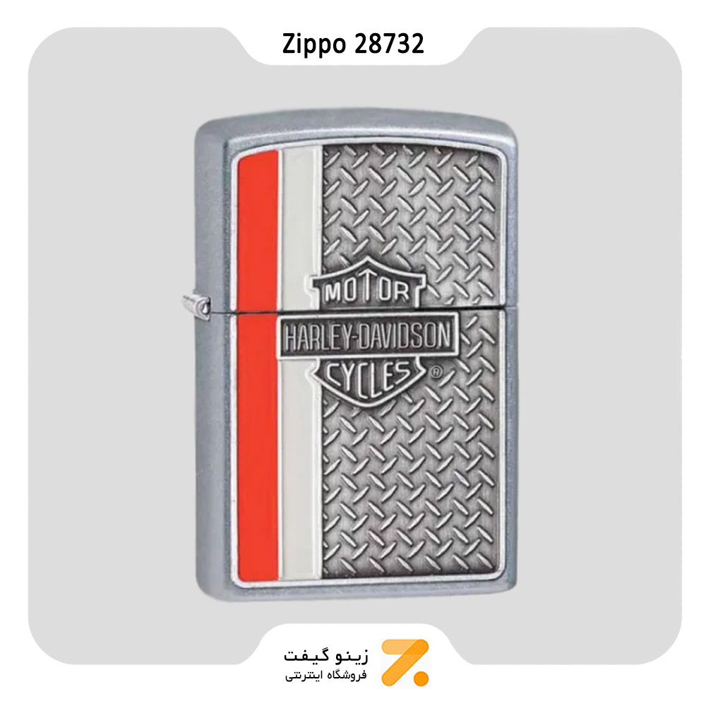 فندک زیپو مدل 28732 طرح برجسته هارلی دیویدسون