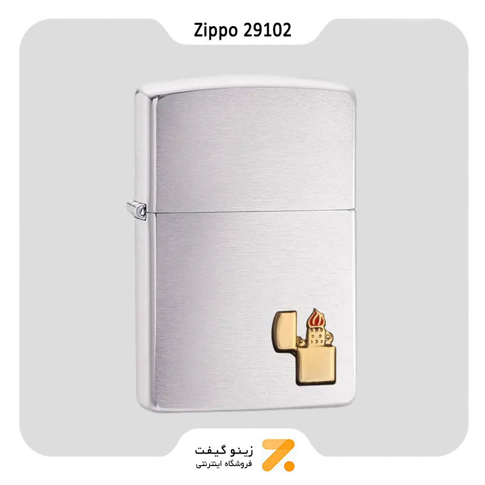 فندک زیپو مدل 29102 طرح برجسته فندک زیپو