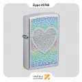 فندک زیپو طرح قلب مدل 49780-​Zippo Lighter 49780 205 HEART DESIGN