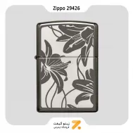 Zippo Lighter 29426 150 LILY فندک بنزینی زیپو طرح گل لیلیوم مدل 29426