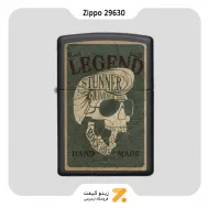 Zippo Lighter 29630 218 SKULLفندک بنزینی زیپو طرح اسکلت مدل 29630