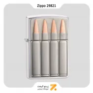 Zippo Lighter 29821 200 BULLETS فندک بنزینی زیپو طرح برجسته فشنگ مدل 29821