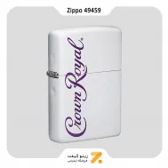 Zippo Lighter 49459 Crown Royal ​ فندک بنزینی زیپو طرح نوشته رویال مدل 49459