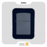 فندک بنزینی زورو طرح آسفالتی مدل 11-2102-​Zorro Lighter Black Crackle