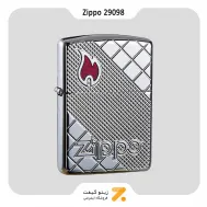 فندک بنزینی زیپو آرمورکیس مدل 29098 طرح لوگو زیپو-Zippo Lighter 29098 Tile Mosaic