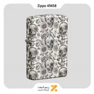 فندک بنزینی زیپو بلک لایت طرح اسکلت مدل 49458-Zippo Lighter ​49458 49193 SKELETON DESIGN