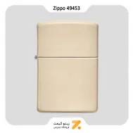 فندک بنزینی زیپو رنگ کرم مدل 49453-Zippo Lighter 49453 Flat Sand