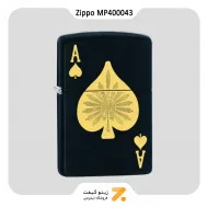 فندک بنزینی زیپو طرح آس پیک مدل ام پی 400043-Zippo Lighter ​218-040507 MP400043 REGULAR MATTE