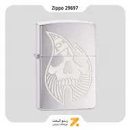 فندک بنزینی زیپو طرح شعله و اسکلت مدل 29697-Zippo Lighter ​29697 200 PF18 ZIPPO FLAME DESIGN