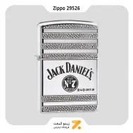 فندک بنزینی زیپو طرح لوگو جک دنیلز مدل 29526-​Zippo Lighter ​167 29526 JACK DANIELS