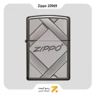 فندک بنزینی زیپو طرح لوگو زیپو مدل 20969-​Zippo Lighter 20969 150 UNPARALLED TRADITION