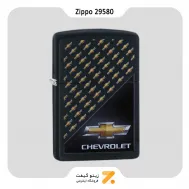 فندک بنزینی زیپو طرح لوگو شورلت مدل 29580-​Zippo Lighter 29580 218 CHEVROLET