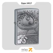 فندک بنزینی زیپو طرح نعل اسب مدل24517-Zippo Lighter ​24517 BS Horse Shoe