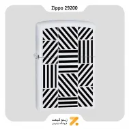 فندک بنزینی زیپو طرح هاشور مشکی مدل Zippo Lighter 29200 214 ABSTRACT
