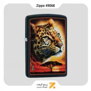 فندک بنزینی زیپو طرح پلنگ مدل 49068-Zippo Lighter ​49068 218 MAZZI