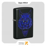 فندک بنزینی زیپو طرح گرگ مدل 49414-​Zippo Lighter 49414 218 WEREWOLF DESIGN