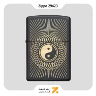 فندک بنزینی زیپو طرح یین و یانگ مدل 29423-​Zippo Lighter 29423 218 YIN YANG 2