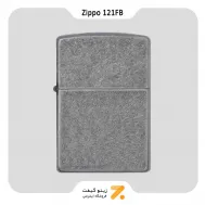 فندک بنزینی زیپو مدل 121 اف بی-Zippo Lighter 121FB Antique Silver Plate