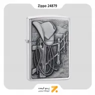 فندک بنزینی زیپو مدل 24879 طرح برجسته کابوی-Zippo Lighter 24879-000009 200-RESTING COWBOY 24879