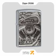 فندک بنزینی زیپو مدل 29266 طرح موتور هارلی دیویدسون-Zippo Lighter Harley Davidson 29266