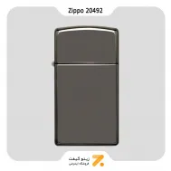 فندک زیپو اسلیم بلک آیس مدل 20492-Zippo Lighter 20492 - SLIM BLACK ICE