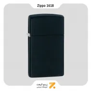 فندک زیپو اسلیم مشکی مدل 1618-​Zippo Lighter 1618-BLACK MATTE SLIM