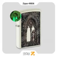 فندک زیپو بلک لایت طرح ویکتوریا فرانس مدل 49836-Zippo Ligter 49836 49193 VICTORIA FRANCES