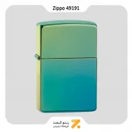 فندک زیپو سبز کهربایی مدل 49191-​Zippo Lighter 49191 REG HP TEAL