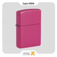 فندک زیپو صورتی پر رنگ مدل 49846-​Zippo Lighter ​49846 FREQUENCY MATTE