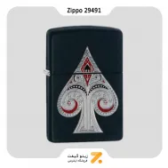 فندک زیپو طرح آس پیک مدل 29491-Zippo Lighter 29491-218SPADE EMBLEM