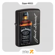فندک زیپو طرح جک دنیلز مدل 49321-​​Zippo Lighter 49321 28378 JACK DANIELS