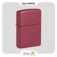 فندک زیپو طرح قرمز آجری مدل 49844 زد ال-​​Zippo Lighter 49844ZL RED BRICK ZIPPO LOGO
