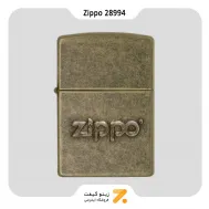 فندک زیپو طرح لوگو زیپو مدل 28994-​Zippo Lighter 28994 201FB ZIPPO STAMP