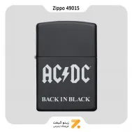 فندک زیپو طرح لوگو گروه ای سی دی سی مدل 49015-Zippo Lighter 49015 218 ACDC