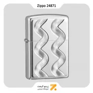فندک زیپو طرح گردباد مدل 24871-Zippo Lighter ​24871-000009 200-DOUBLE TWISTER 24871