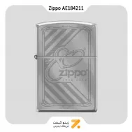 فندک زیپو لوگو زیپو مدل ای اِی 184211-Zippo Lighter ​28182 AE184211 PLANETA 80TH ANNIVE