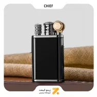 فندک کبریتی و چخماقی مشکی چیف-Chief Lighter SN-LIHN-2104-85