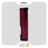 فندک گازی قرمز هانست مدل 2201-35-Honest Lighter SN-LIHN-2201-35