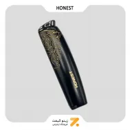 فندک گازی مشکی هانست مدل 2201-37-​Honest Lighter SN-LIHN-2201-37