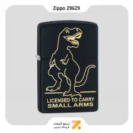 ​Zippo Lighter 29629 ​LICENSED TO CARRY DESIGN فندک بنزینی زیپو مشکی مدل 29629