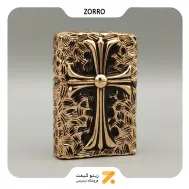 فندک بنزینی زورو طرح صلیب مدل 2202-219-​Zorro Lighter SN-LIZO-2202-219