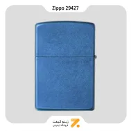 فندک بنزینی زیپو آبی مدل 29427 طرح شطرنجی-Zippo Lighter 29427 24534 MINIMALISUM DESIGN