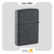 فندک بنزینی زیپو تلفیق طرح گرگ و اسکلت مدل 29863-Zippo Lighter ​29863 211 WOLF SKULL FEATHER DESI