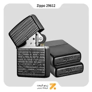 فندک بنزینی زیپو طرح برگ مدل 29612-Zippo Lighter ​29612 24095 LEAF DESIGN