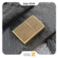 فندک بنزینی زیپو طرح درخت زندگی مدل 29149-Zippo Lighter 29149 Tree Of Life Antique Brass