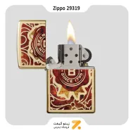 فندک بنزینی زیپو طرح لوگو جیم بیم مدل 29319-​Zippo Lighter 29319 254B JIM BEAM