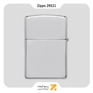 فندک بنزینی زیپو طرح لوگو زیپو مدل 29521-​Zippo Lighter 29521- 250 ZIPPO BRADFORD PA